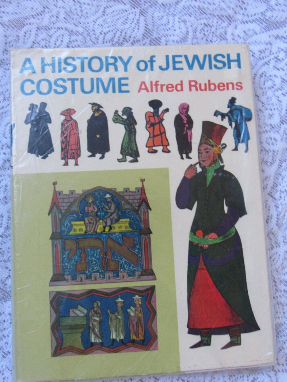 A History of Jewish Costume Alfred Rubens Hardcover, 1967y